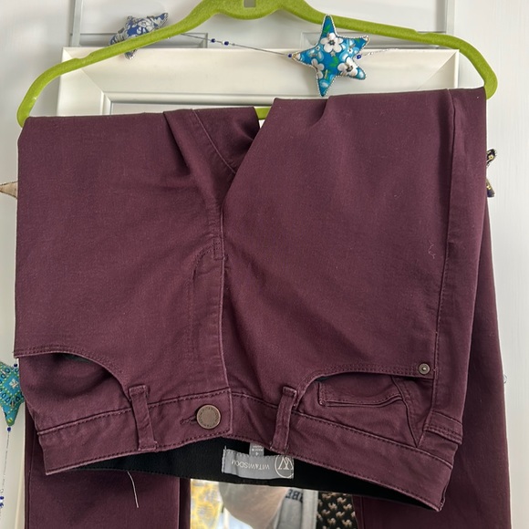 Wit & Wisdom Pants - Wit and Wisdom maroon pants 4